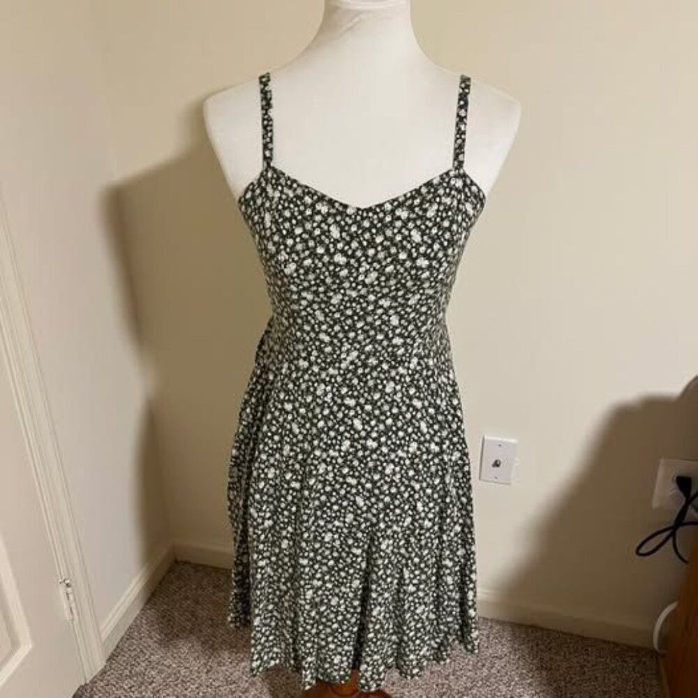 Old Navy Green Floral Cami Dress M